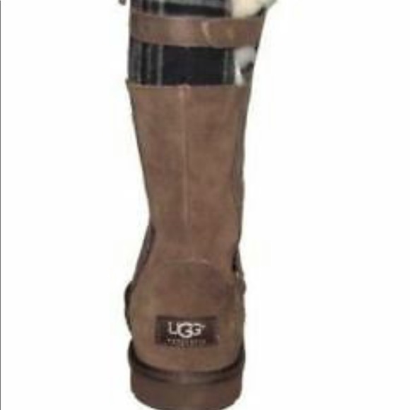 UGG Chocolate Brown Suede Boots - Picture 5 of 8